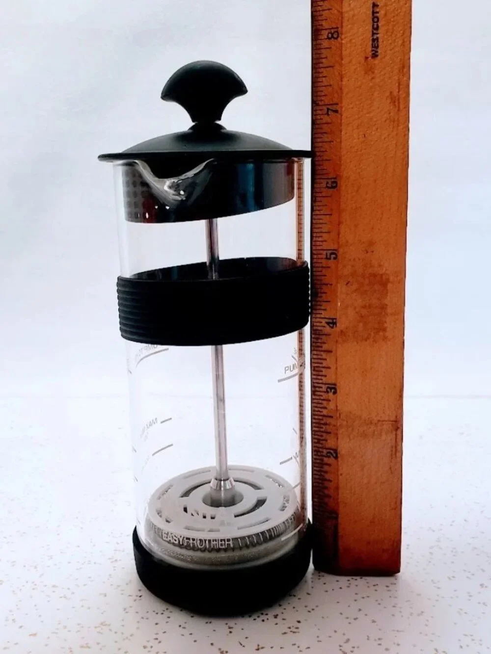 Ninja Easy Frother Mini Manual Milk Press Homemade Frother Foam Coffee 5 oz
